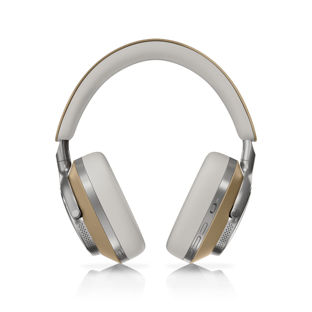 Bowers & Wilkins PX8 brezžične naglavne slušalke z odpravljanjem hrupa ANC, Tan
