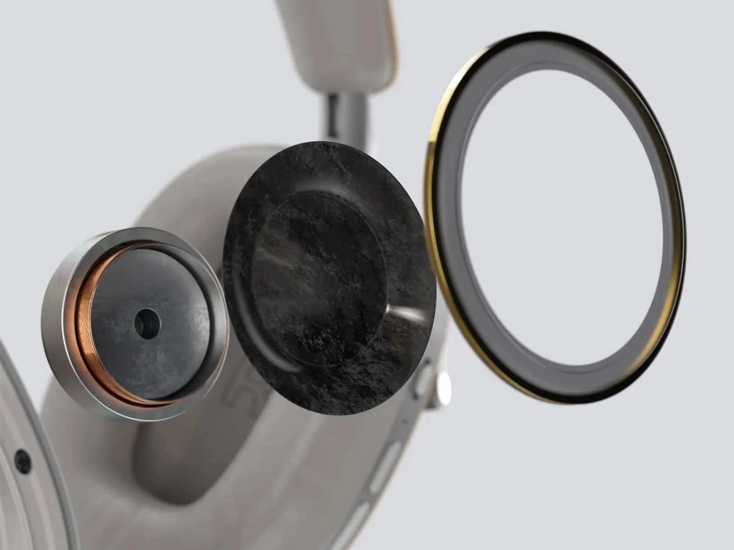 Bowers & Wilkins PX8 brezžične naglavne slušalke z odpravljanjem hrupa ANC, Tan