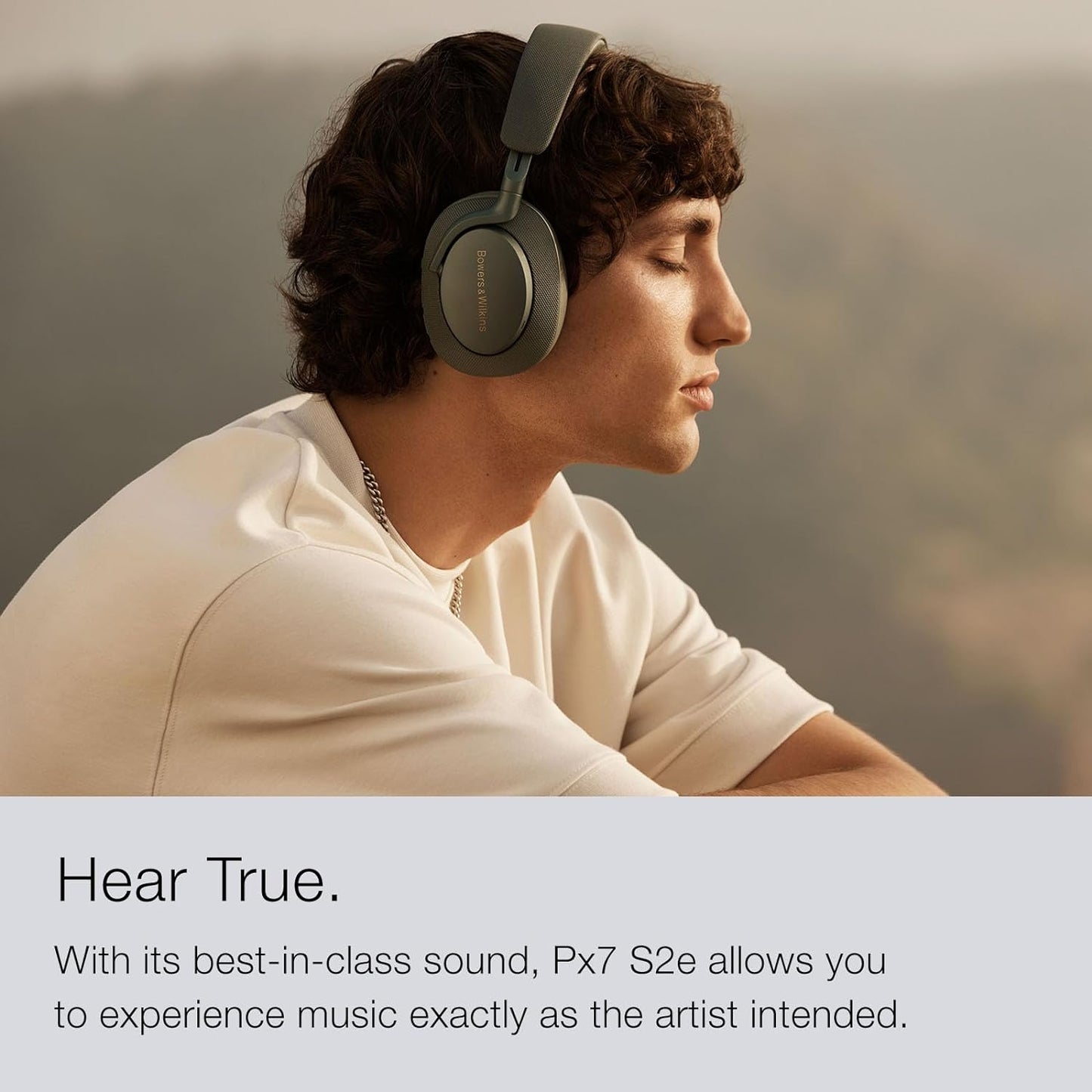 Bowers & Wilkins PX7 S2e Forest Green: Naglavne slušalke z aktivnim odpravljanjem hrupa (ANC) za popolno potopitev v glasbo