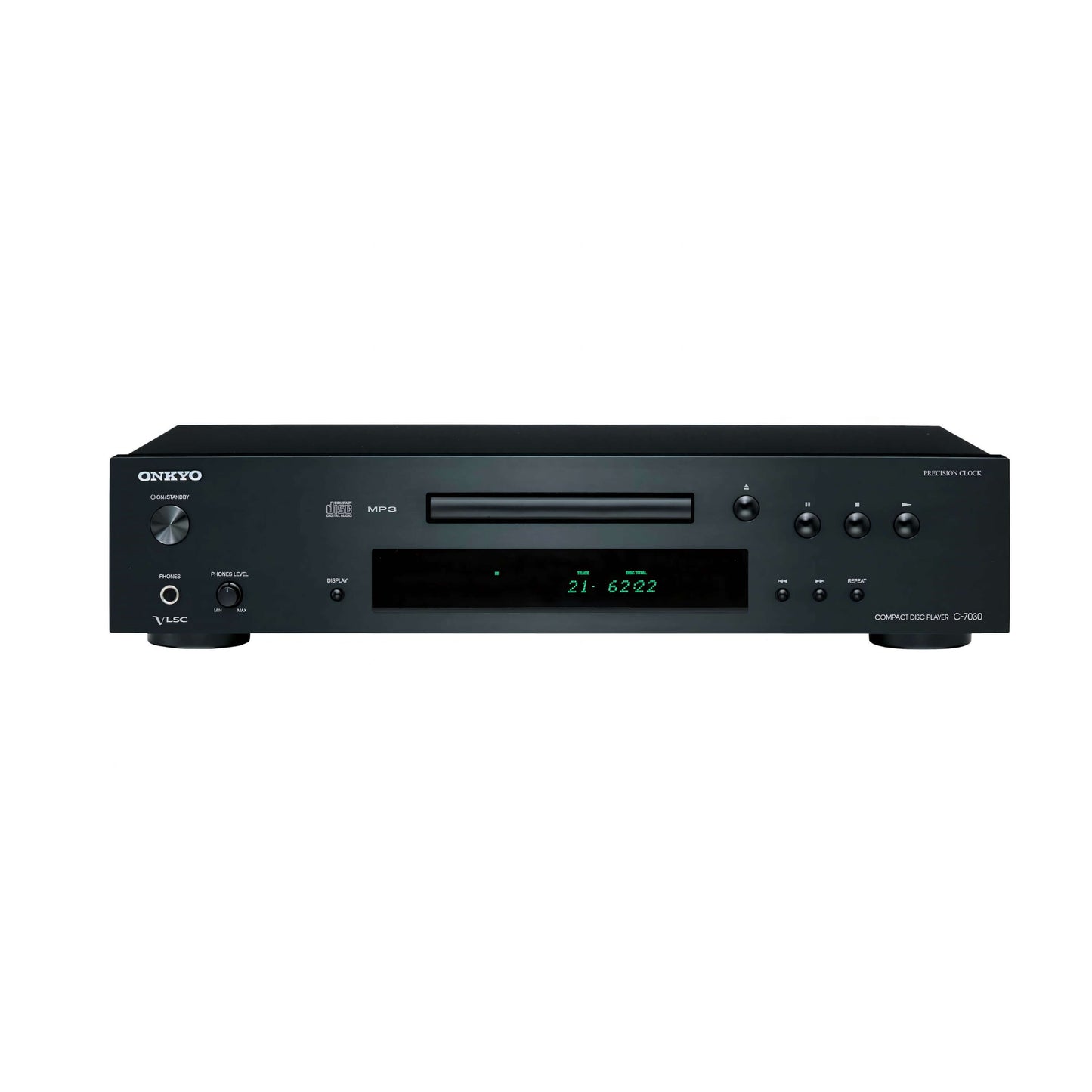 Onkyo C-7030: Visokokakovosten CD predvajalnik z VLSC tehnologijo za čist in natančen zvok.