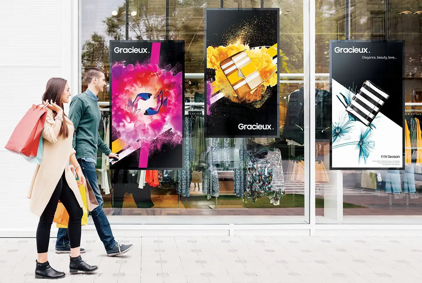 Samsung OM55 - Zaslon LED, 55"