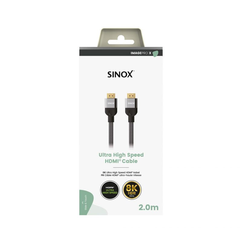 Sinox PRO-X HDMI™ kabel 8K60Hz+E, 48g, od 1m do 3m