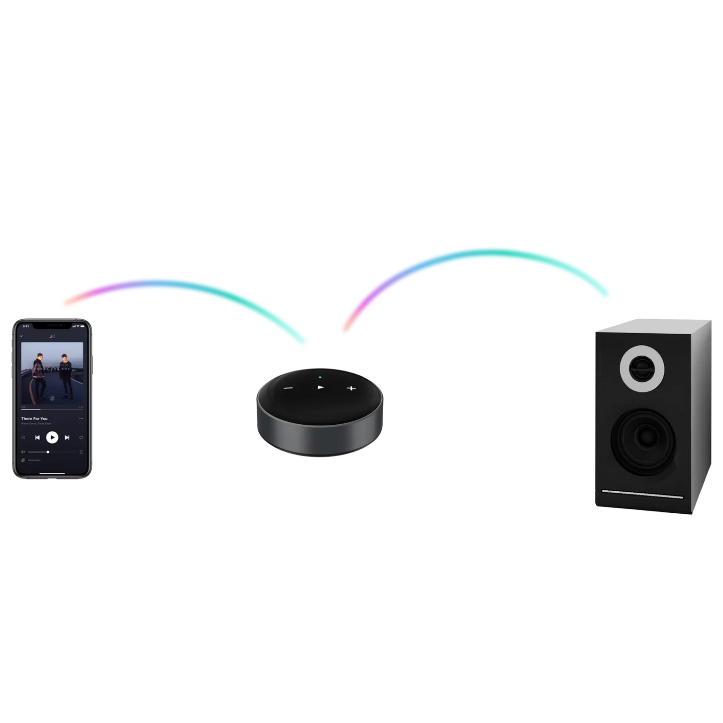 WiiM Mini brezžična povezljivost – Povezava preko WiFi in Bluetooth za enostavno pretakanje glasbe.