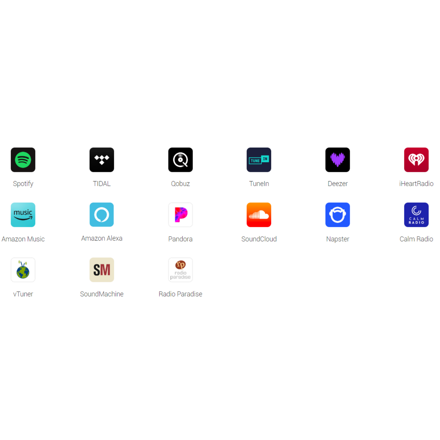 WiiM Pro z WiFi povezljivostjo – Povezava za brezžično predvajanje glasbe in pretakanje preko različnih storitev.