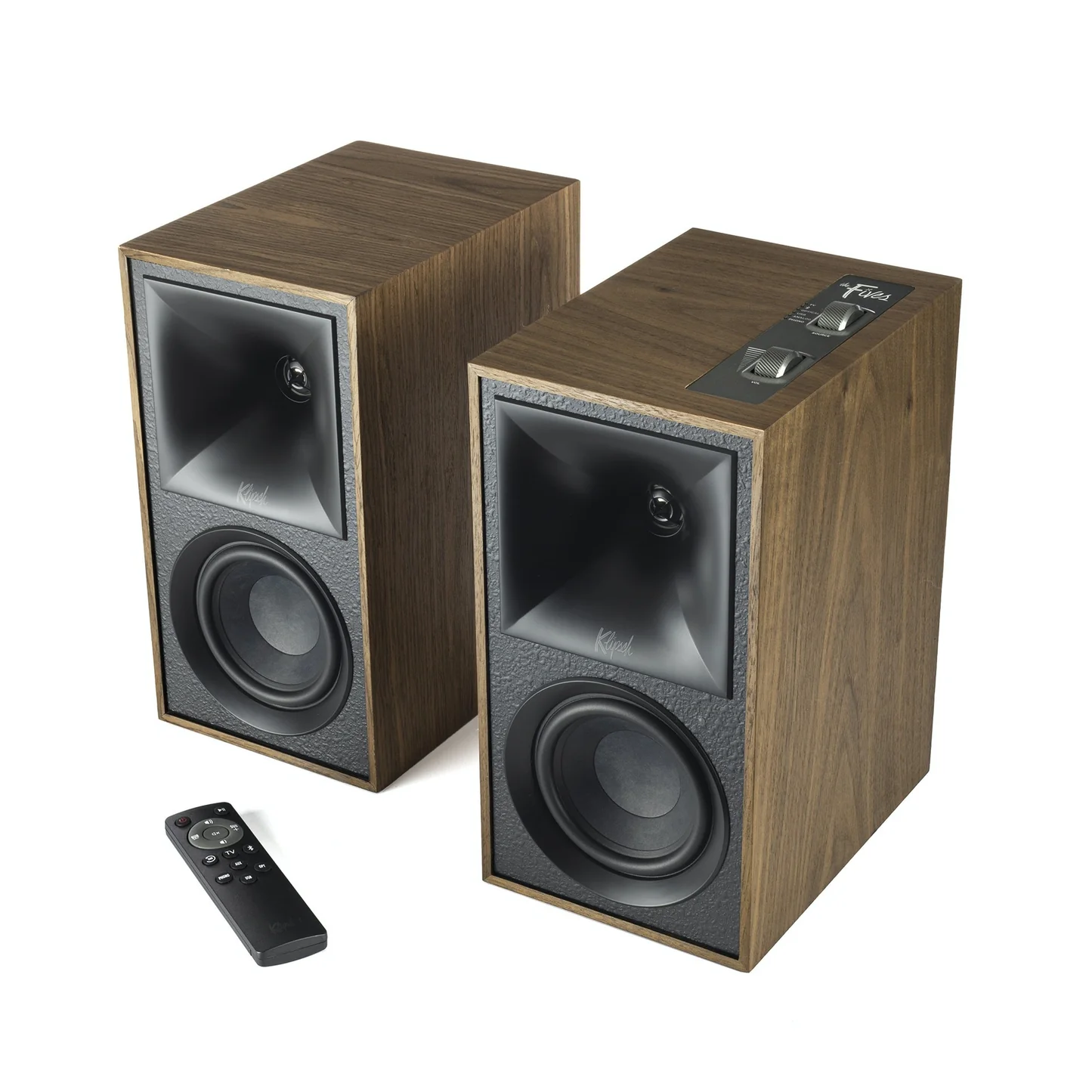 Klipsch Heritage The Fives – Kompaktni aktivni zvočniki z retro dizajnom in 160W moči.