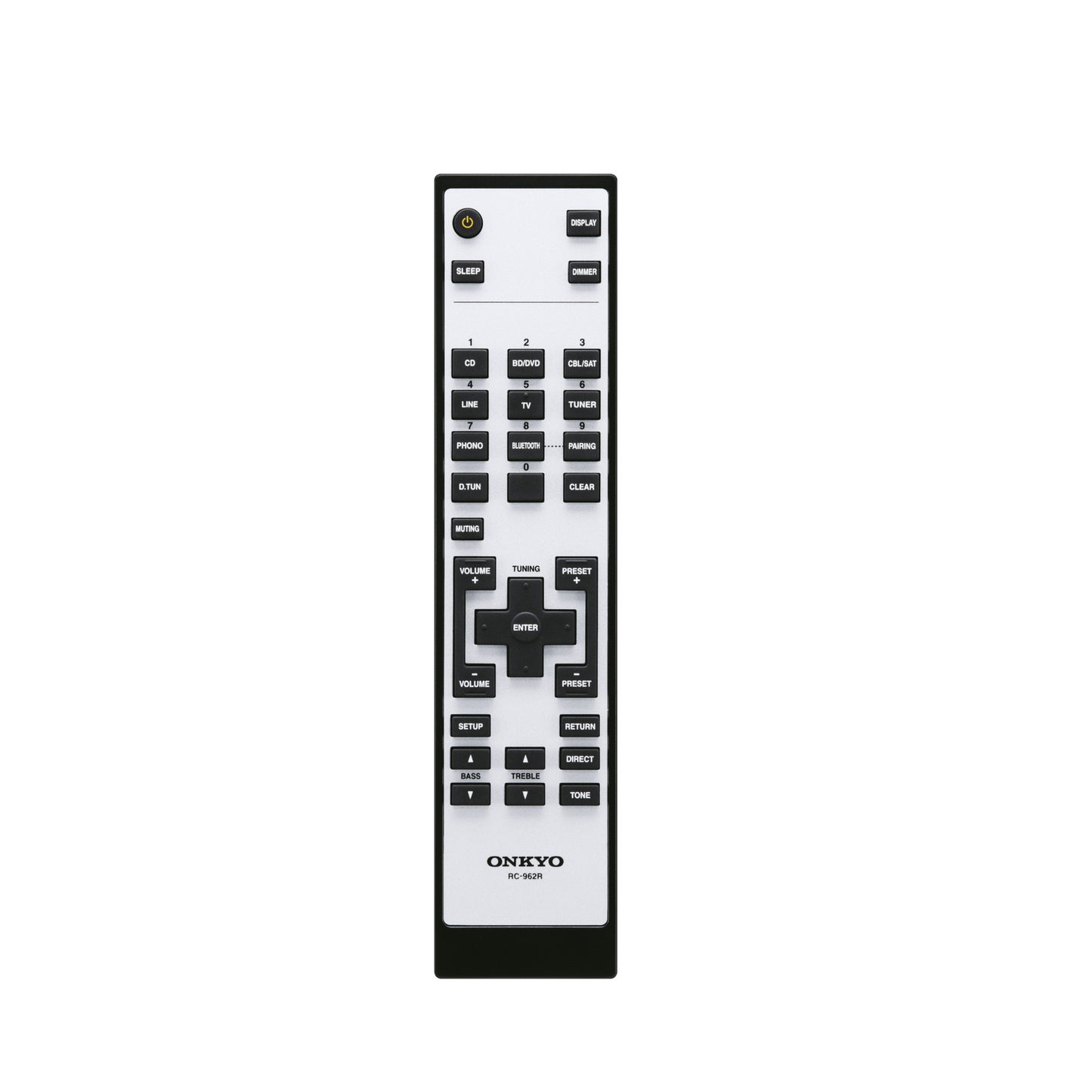 Onkyo TX-8220 DAB s priloženim daljinskim upravljalnikom | Stereo sprejemnik skupaj z uporabniku prijaznim daljincem za enostavno upravljanje virov in glasnosti.