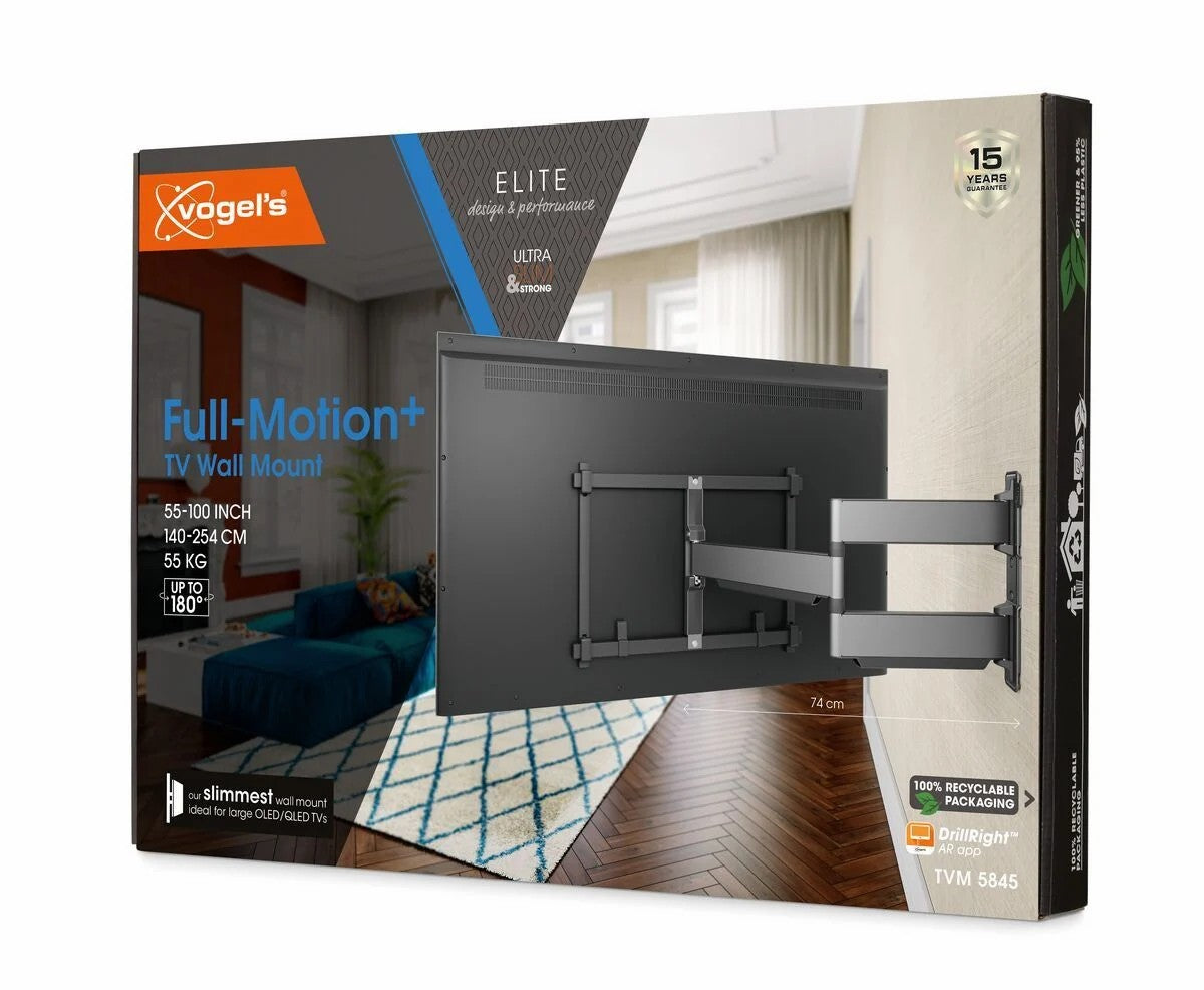 Vogels TVM 5845 ELITE Full-motion stenski TV nosilec, 55" do 100", 55kg