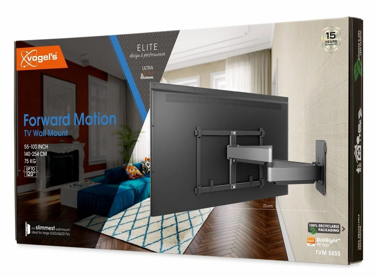 Vogels TVM 5855 ELITE Full motion stenski nosilec, 55" do 100", 120°, 75kg