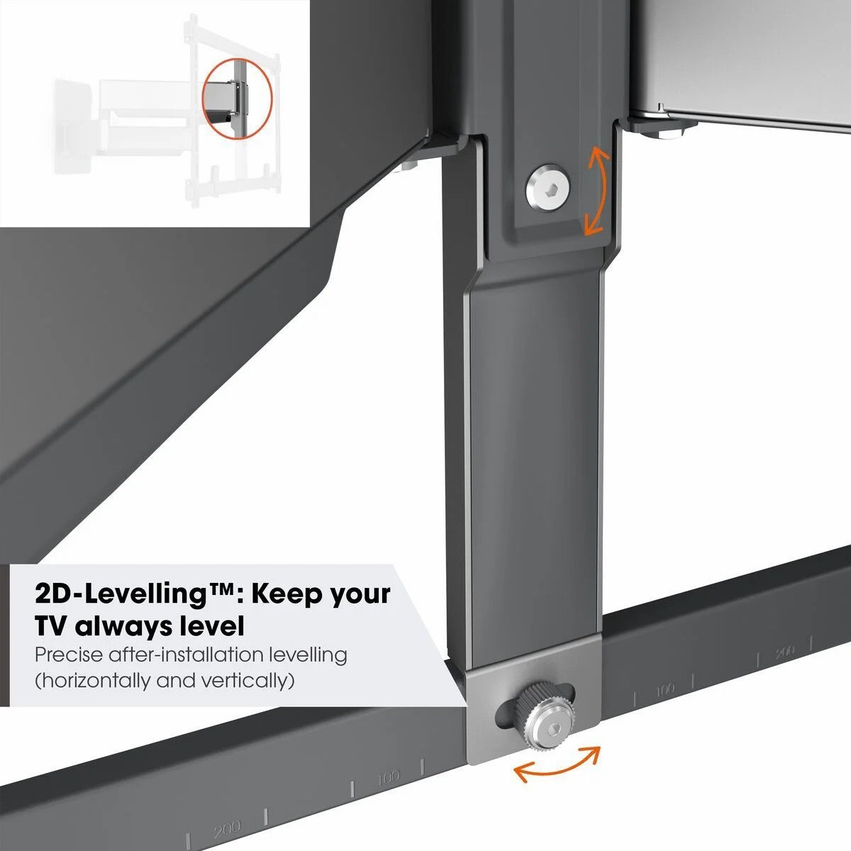 Vogels TVM 5855 ELITE Full motion stenski nosilec, 55" do 100", 120°, 75kg