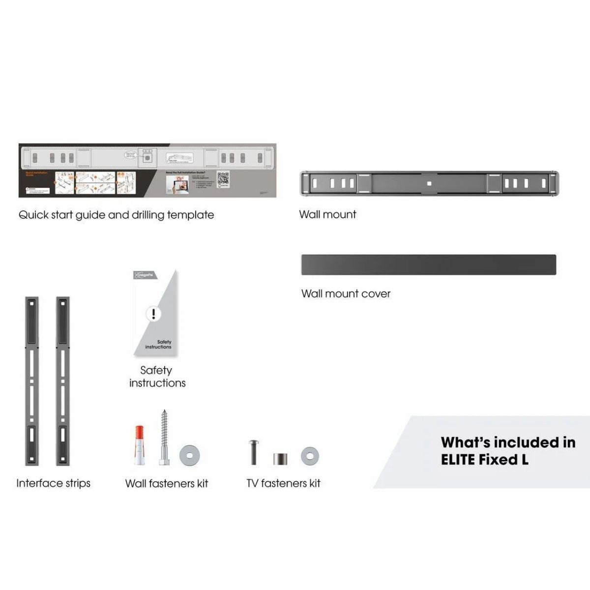 Vogels TVM 5605 ELITE fiksni TV stenski nosilec, 40" do 100", 100kg