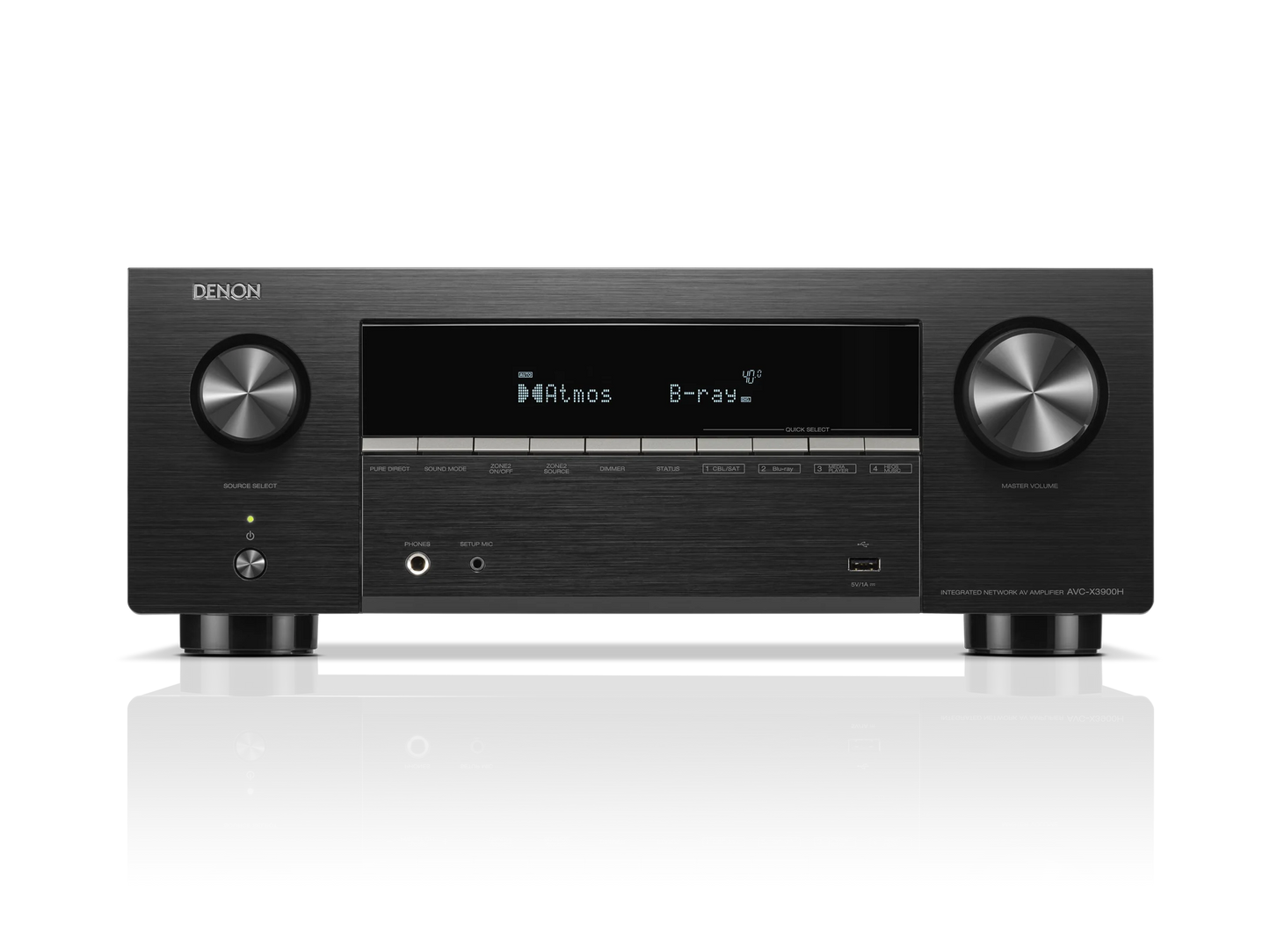 Denon AVC-X 3900H 9.4 kanalni AV ojačevalnik 8k, Dolby Atmos, HEOS