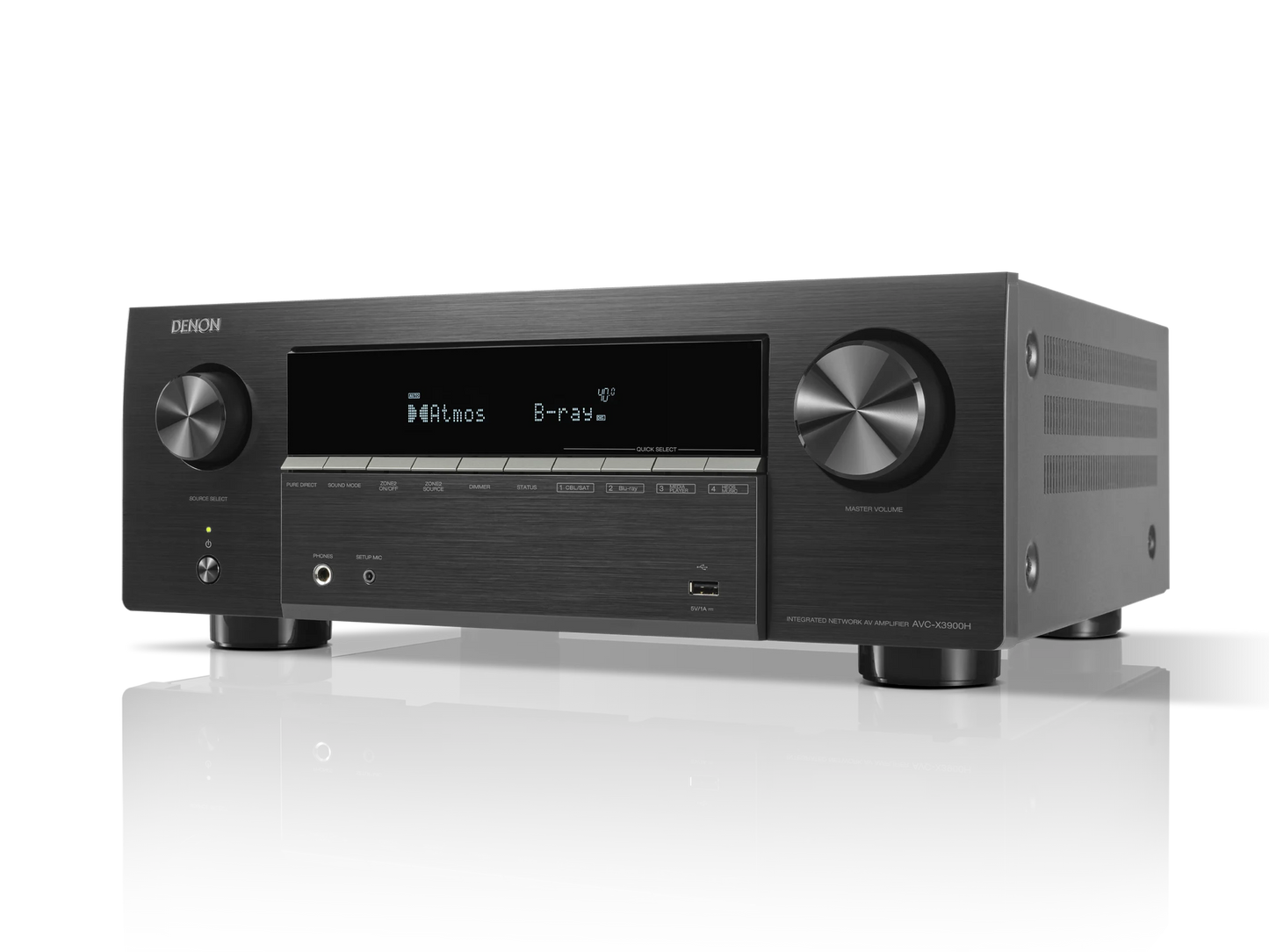 Denon AVC-X 3900H 9.4 kanalni AV ojačevalnik 8k, Dolby Atmos, HEOS