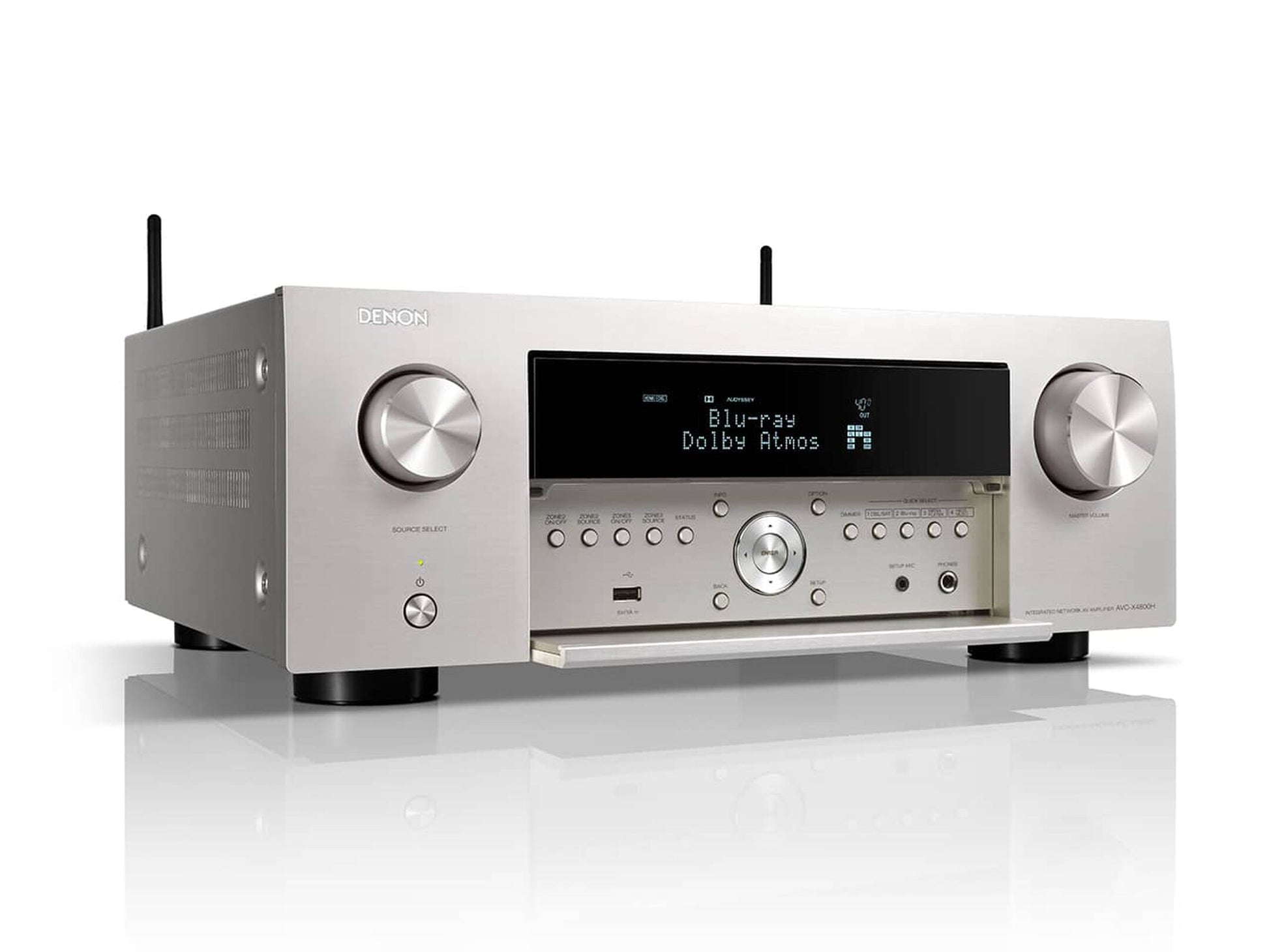 Denon AVC-X4800H: Vrhunski 9.4-kanalni 8K AV sprejemnik in ojačevalec za domači kino.