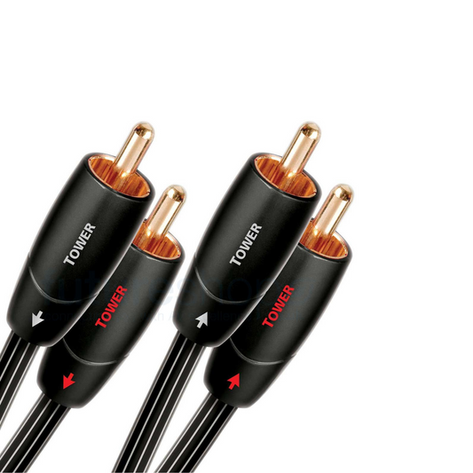 RCA v RCA kabel z pozlačenimi vtiči. 100% pokritost z sčitom za izolacijo in odvajanje hrupa.
