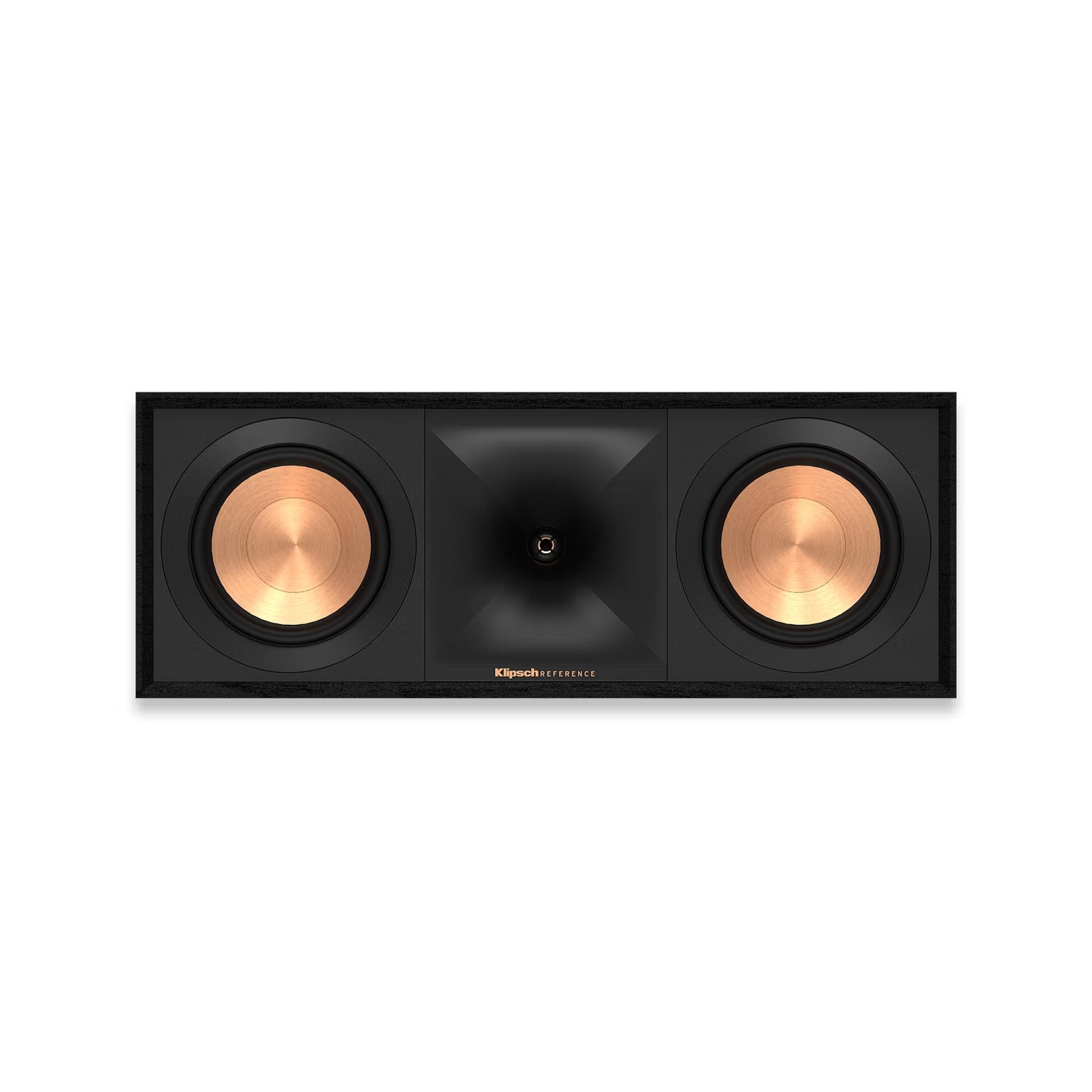 Detajlni prikaz Klipsch Reference R-50C – osrednji del hišnega avdio sistema.