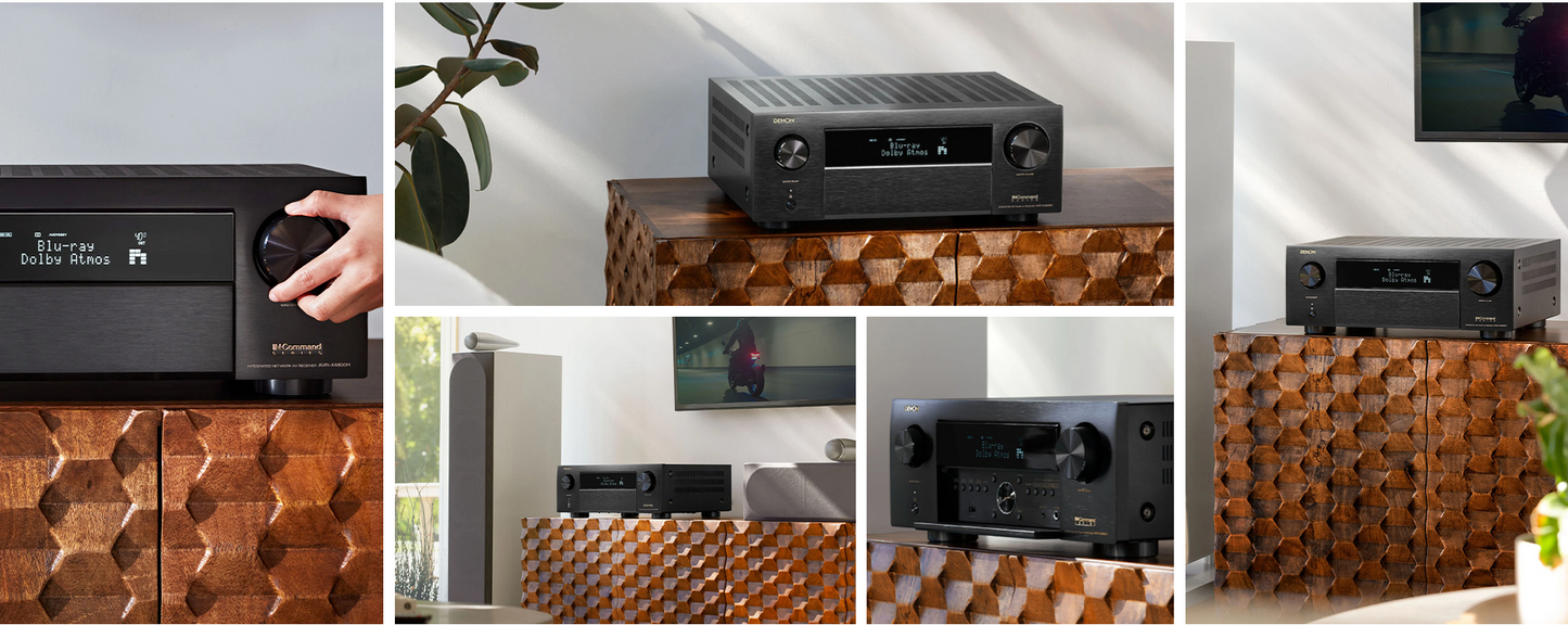 Denon AVC-X4800H 9.4-kanalni 8K AV sprejemnik in ojačevalec z vgrajenim HEOS Multi-Room Audio in Wi-Fi za brezžično povezljivost in pretakanje glasbe