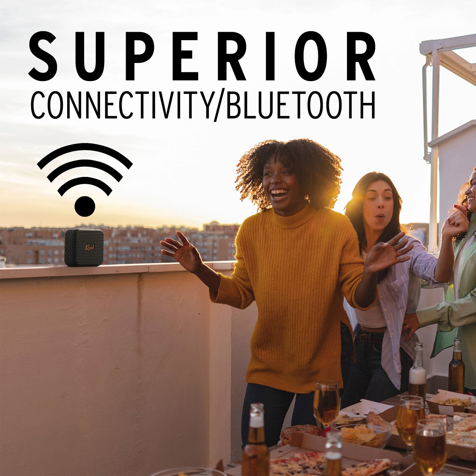 Klipsch Austin – prenosni Bluetooth zvočnik z vrhunskim zvokom.