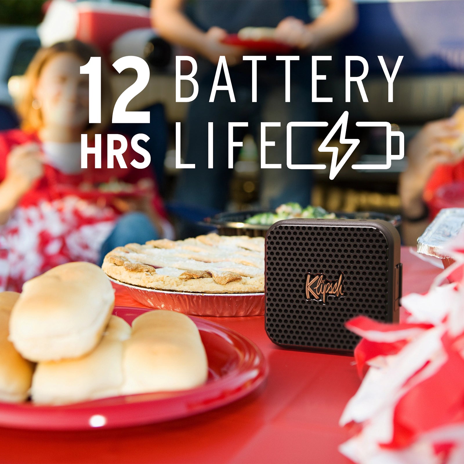 klipsch Austin zvocnik z 12ur predvajanja z enim polnjenjem