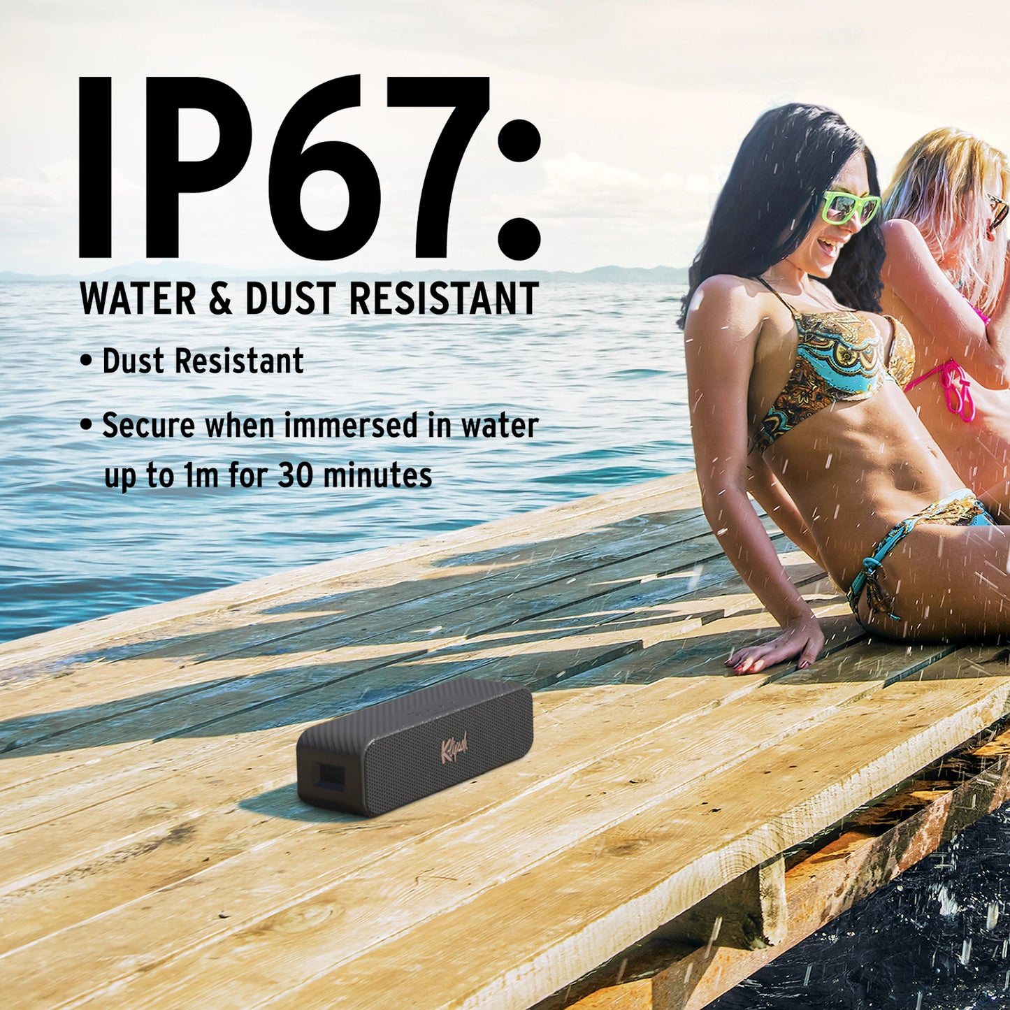 klipsch detroit zvočnik ip67 odpornost na prah in vodo - technotop.si