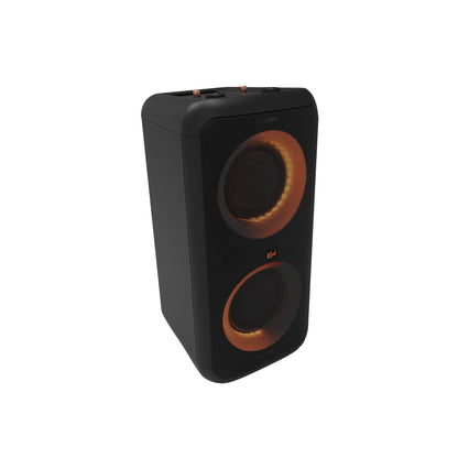 IPX4 zaščita in karaoke funkcija – Klipsch GIG XXL prenosni zvočnik.