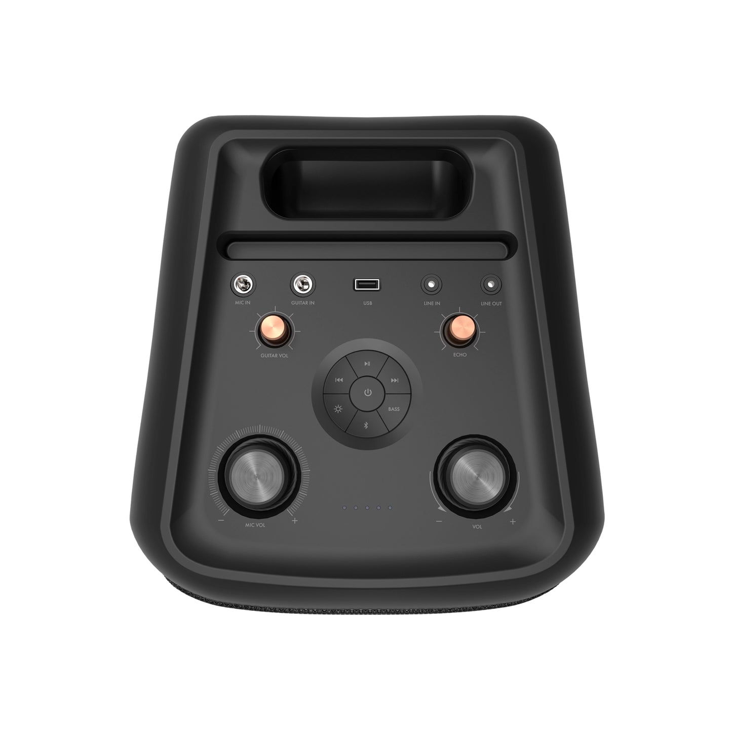 Klipsch GIG XXL – 6,5" nizkotonec, karaoke mikrofon in brezžično predvajanje.