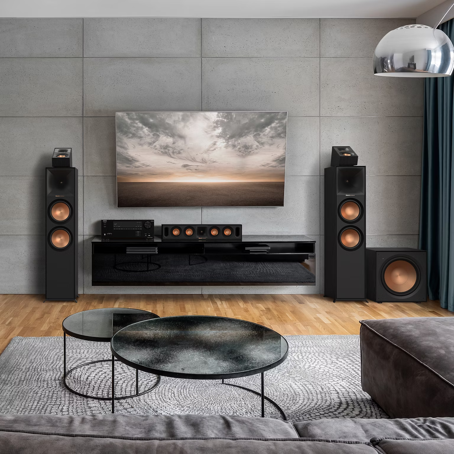 Avdio sistem s centralnim zvočnikom Klipsch R-30C