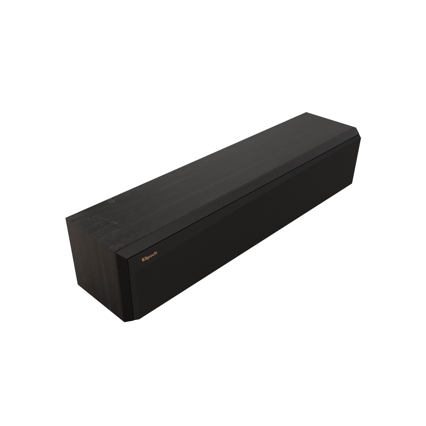 Slika Klipsch RP-404C II zvočnika iz različnih kotov, ki prikazuje njegovo vsestranskost