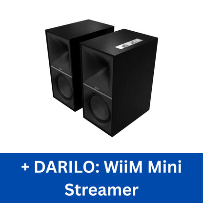 Klipsch The Nines zmogljiva aktivna zvočnika, ki predstavljajo vrhunec serije Heritage s svojo impresivno zvočno močjo in avdiofilsko natančnostjo.