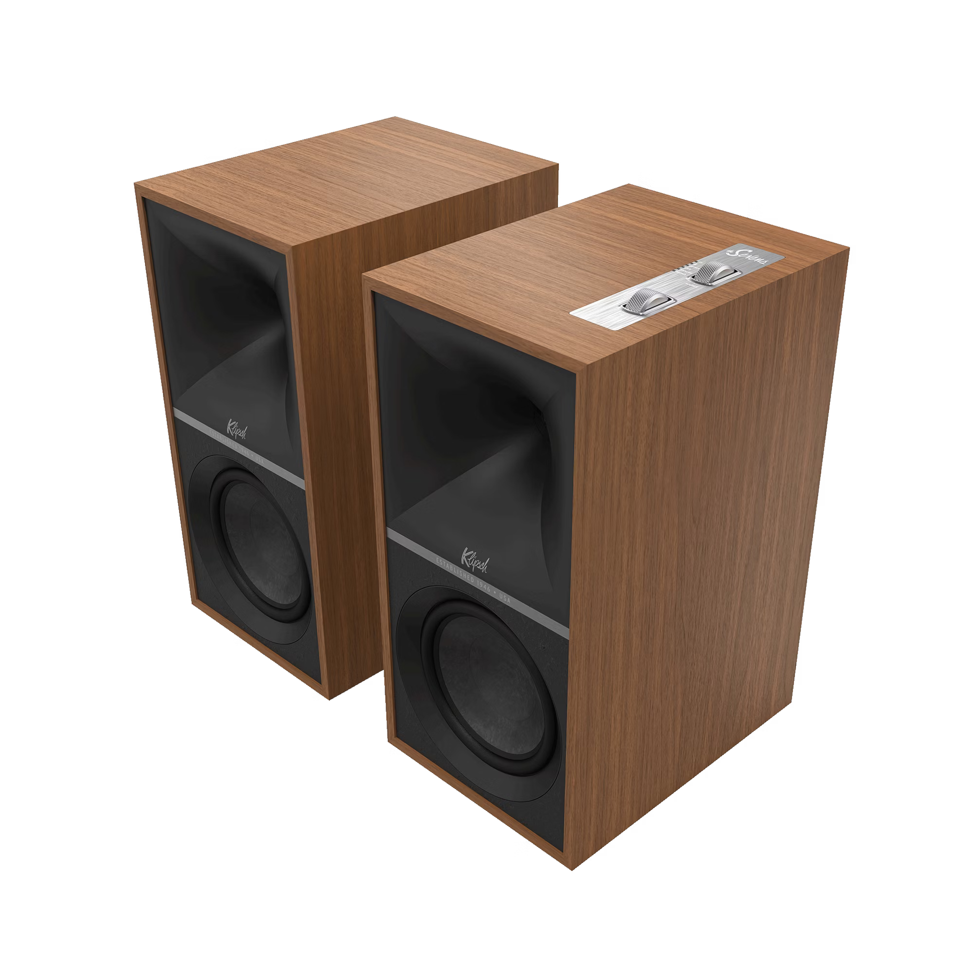 Izjemen zvok in eleganca – Klipsch Heritage The Sevens aktivni zvočniki s Bluetooth povezavo.