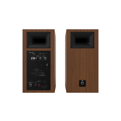 Klipsch Heritage The Sevens – 200W vgrajen ojačevalec in širok spekter vhodov za brezskrbno uporabo.