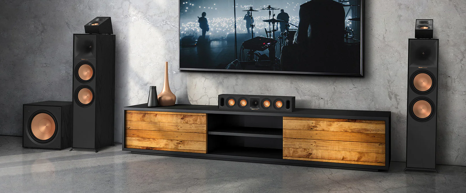 Sodobni pasivni zvočniki v hišnem kinu povezavo za TV - Technotop