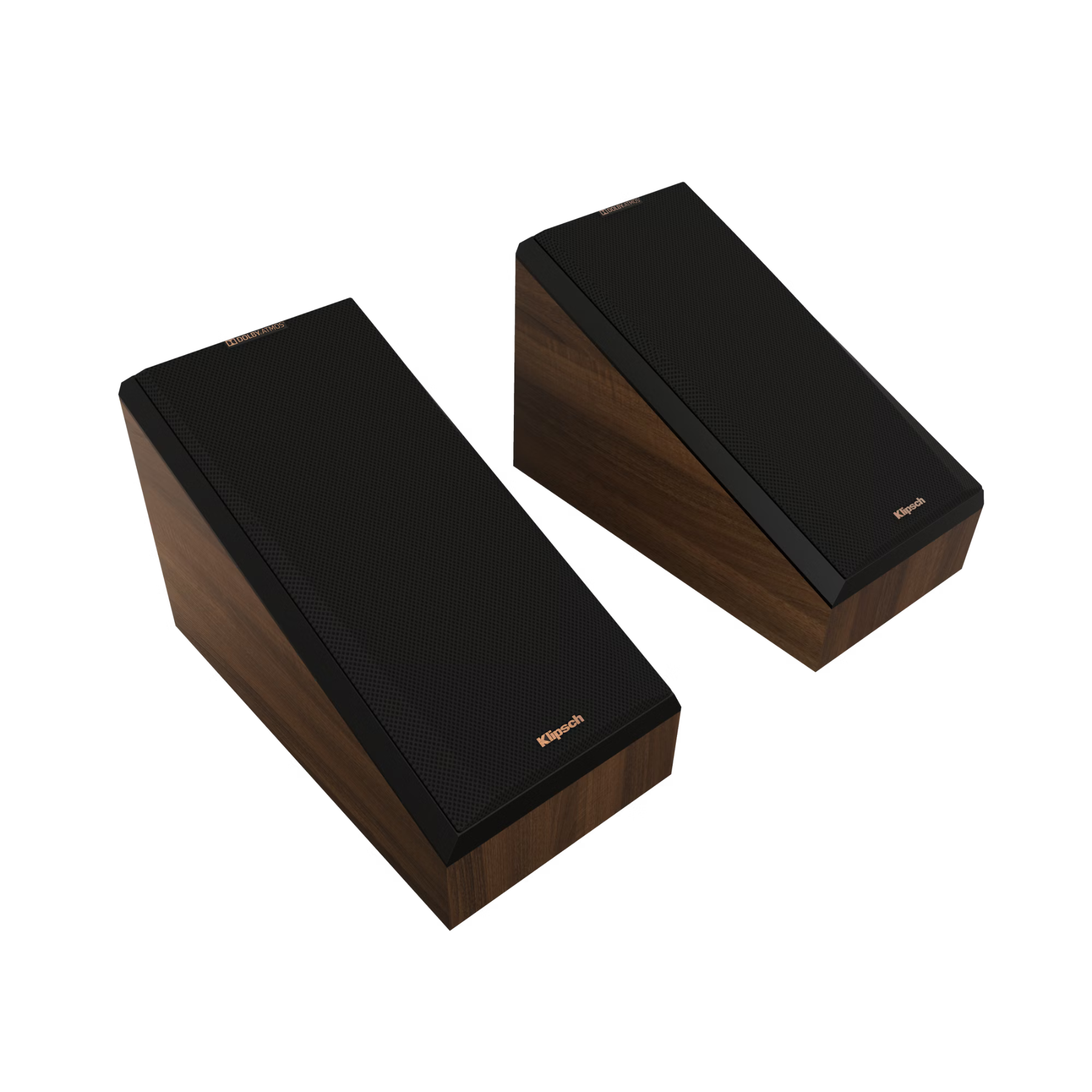 Podrobna slika Klipsch Reference Premiere RP-500SA II zvočnika, ki prikazuje njegovo zasnovo za Dolby Atmos