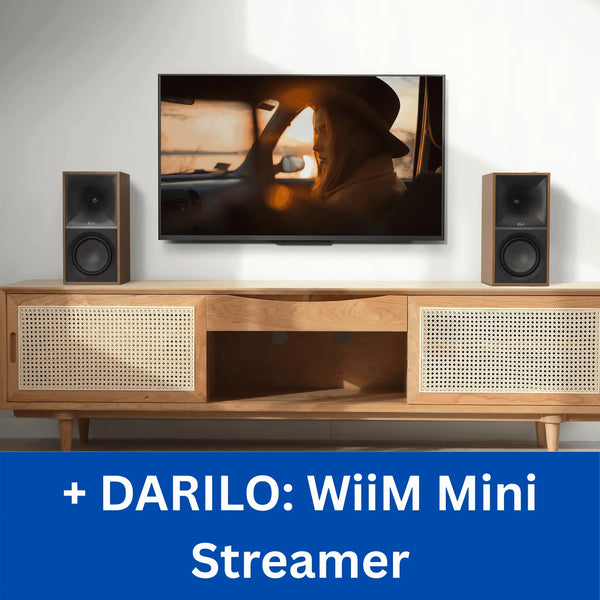 Klipsch Heritage The Sevens, 6.5" par aktivnih zvočnikov, mat črna ali oreh