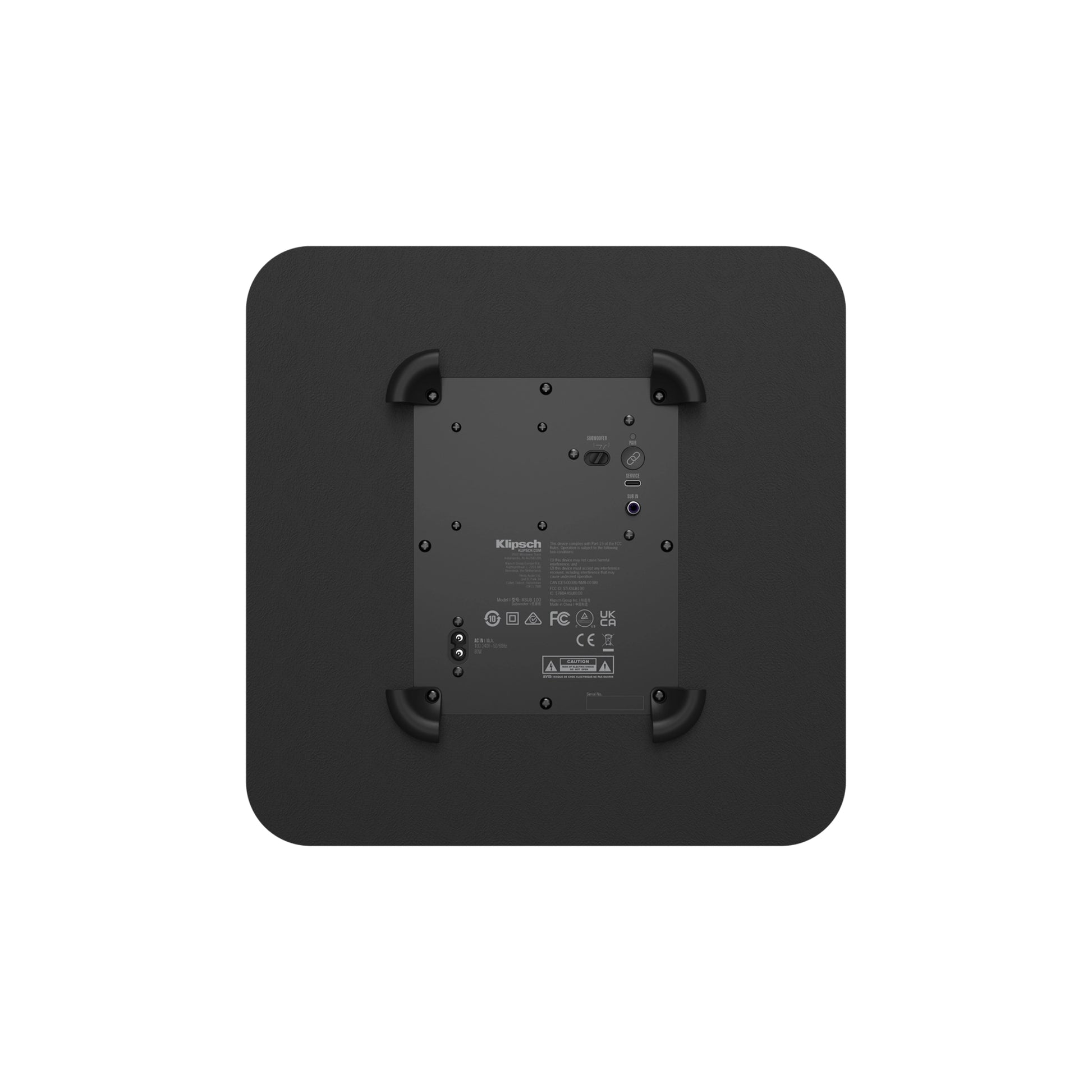 Klipsch Flexus SUB 100 – brezžični subwoofer za čist in natančen zvok.