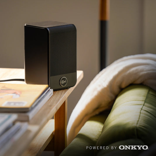 Klipsch Flexus SURR 100 speaker powered by onkyo technotop.si