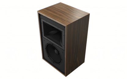 Klipsch Rebellion kompaktni Hi-Fi zvočnik v naravnem lesenem furnirju – perspektivni pogled