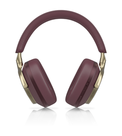 Bowers & Wilkins PX8 brezžične naglavne slušalke z odpravljanjem hrupa ANC, Royal Burgundy