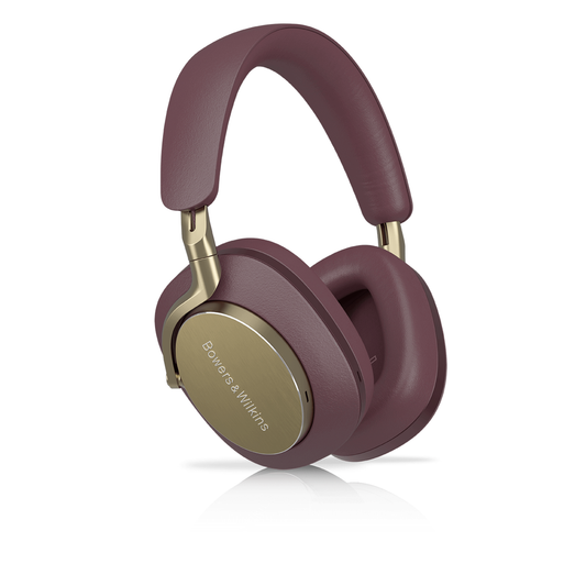 Bowers & Wilkins PX8 brezžične naglavne slušalke z odpravljanjem hrupa ANC, Royal Burgundy