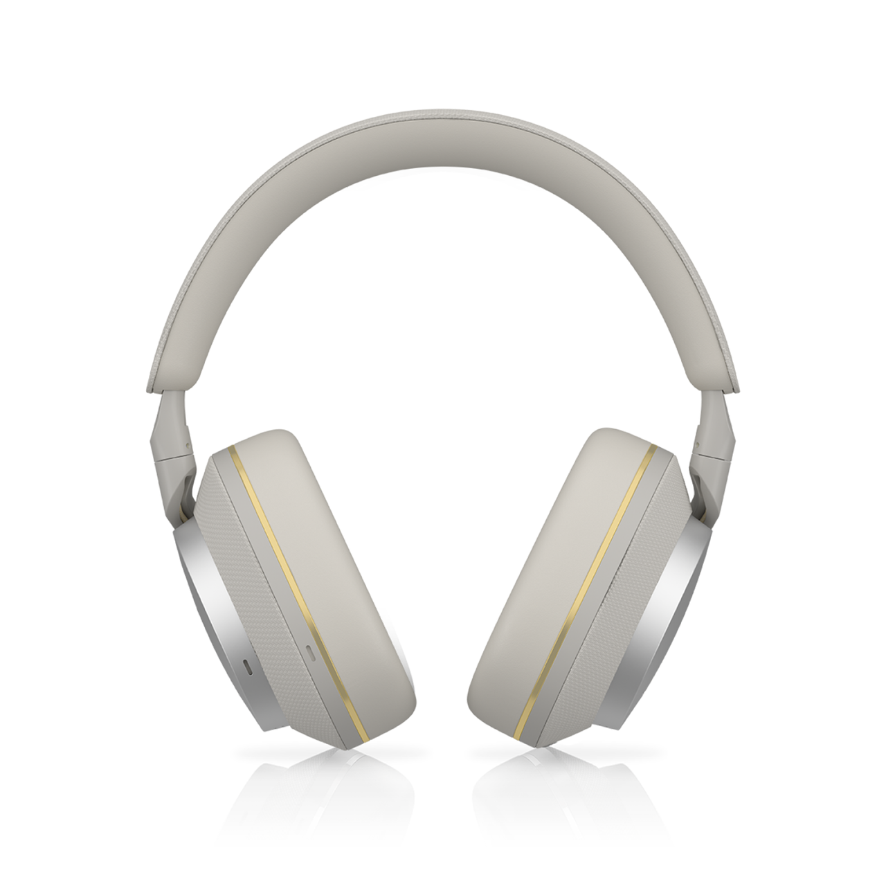 Podrobna slika Bowers & Wilkins PX7 S2e Cloud Grey, ki prikazuje prefinjeno sivo barvo in kakovostne materiale.
