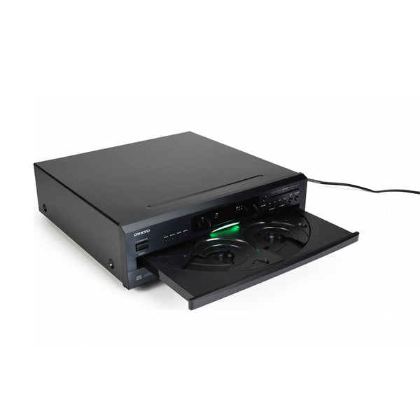 Onkyo DX-C390: 6-disk CD predvajalnik s Single-Bit DAC in VLSC tehnologijo za vrhunsko zvočno izkušnjo.