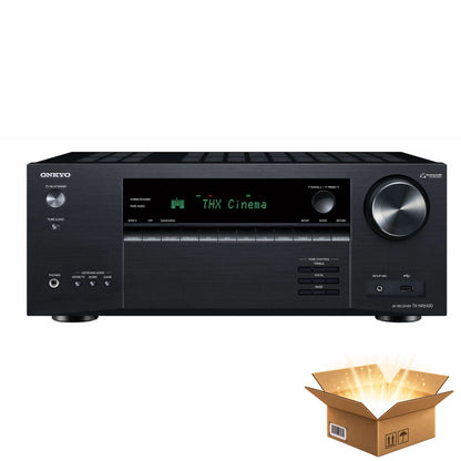 Onkyo TX-NR6100 DAB+ Open Box 7.2-kanalni 8K AV sprejemnik v črni izvedbi