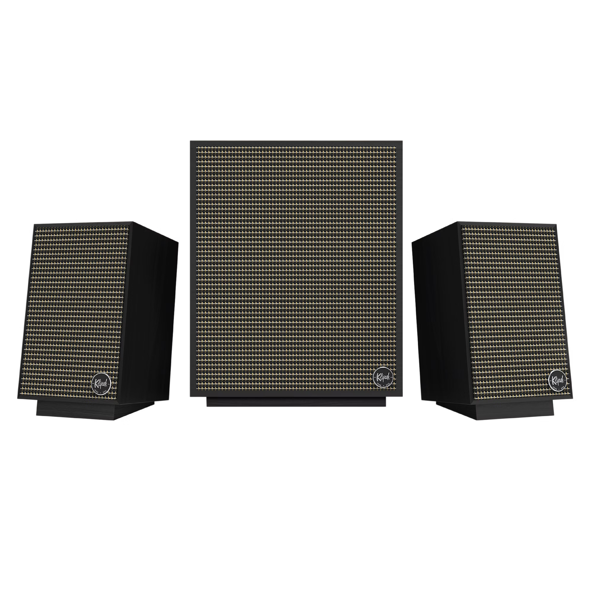 Klipsch Heritage Pro Media 2.1 – Napreden sistem treh zvočnikov za računalnike in naprave.