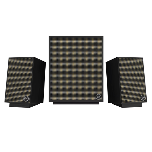 Klipsch Heritage Pro Media 2.1 – Napreden sistem treh zvočnikov za računalnike in naprave.