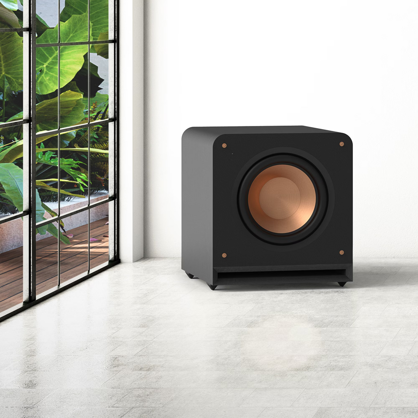 Klipsch RP-1600SW: 16-palčni subwoofer za močan bas.