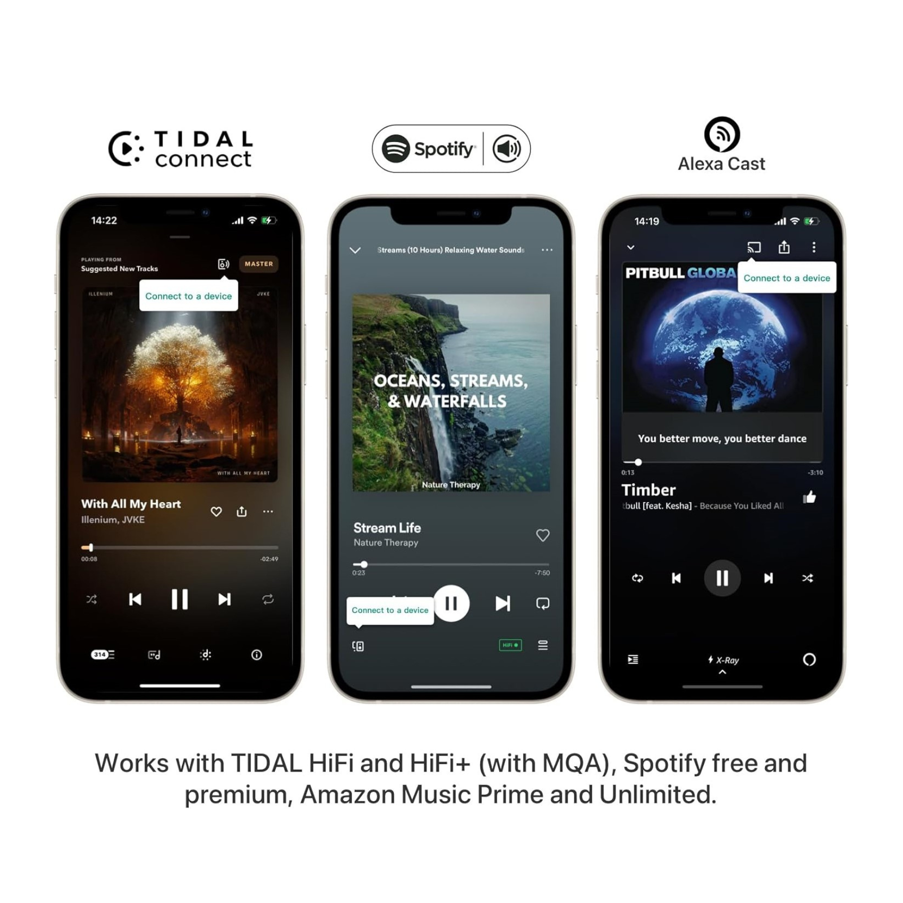 WiiM Pro Plus z daljinskim upravljalnikom – Enostavno upravljanje predvajanja prek daljinca ali mobilne aplikacije.