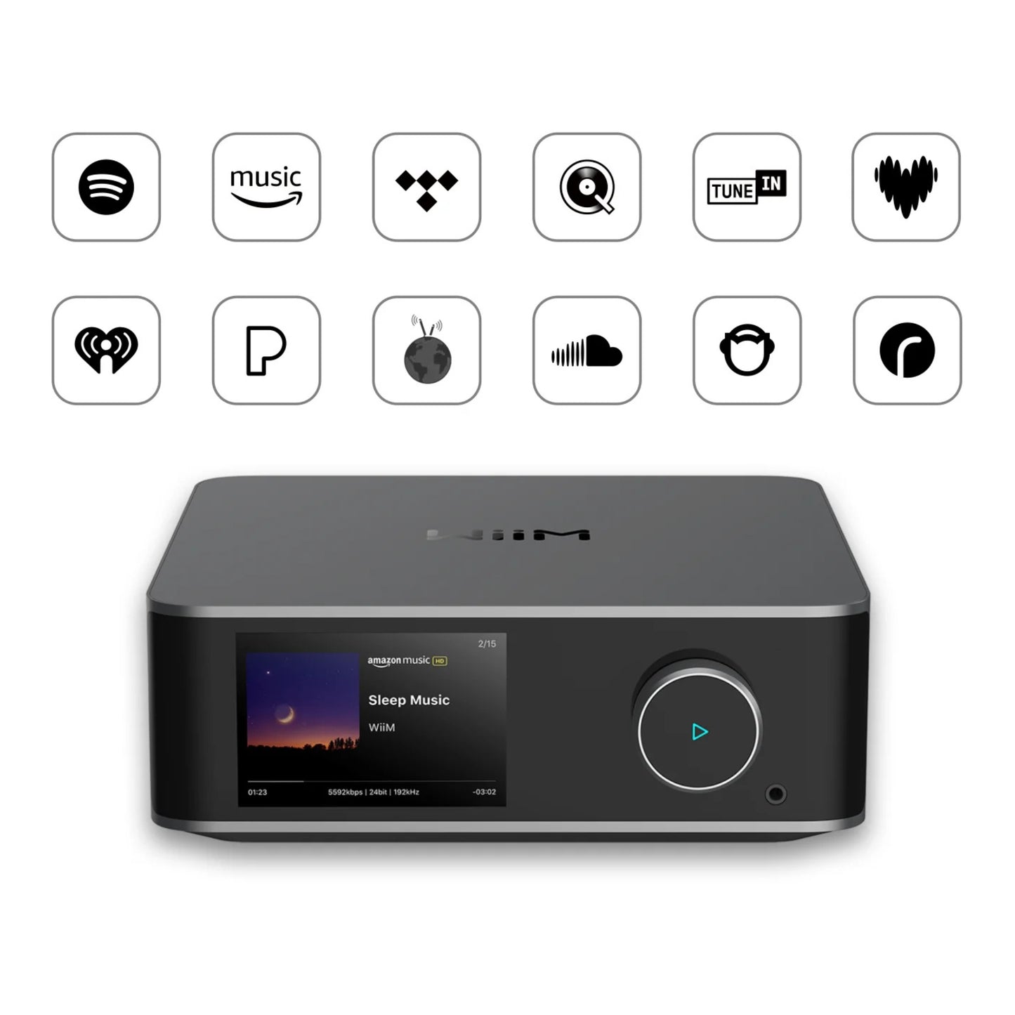 WiiM Ultra – Eleganten dizajn, ki se prilega vsakemu avdio sistemu. Dodajte HiFi sistemu več moznosti predvajanja!
