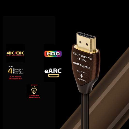 Podpira eARC in video do 8K. Odvajanje hrupa 4.stopnje.