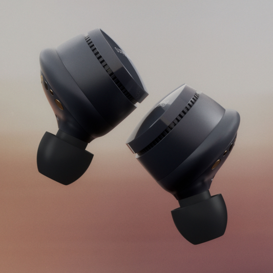 Bowers & Wilkins Pi6 Storm Grey: Prave brezžične ušesne slušalke z ANC in elegantno sivo barvo. 
