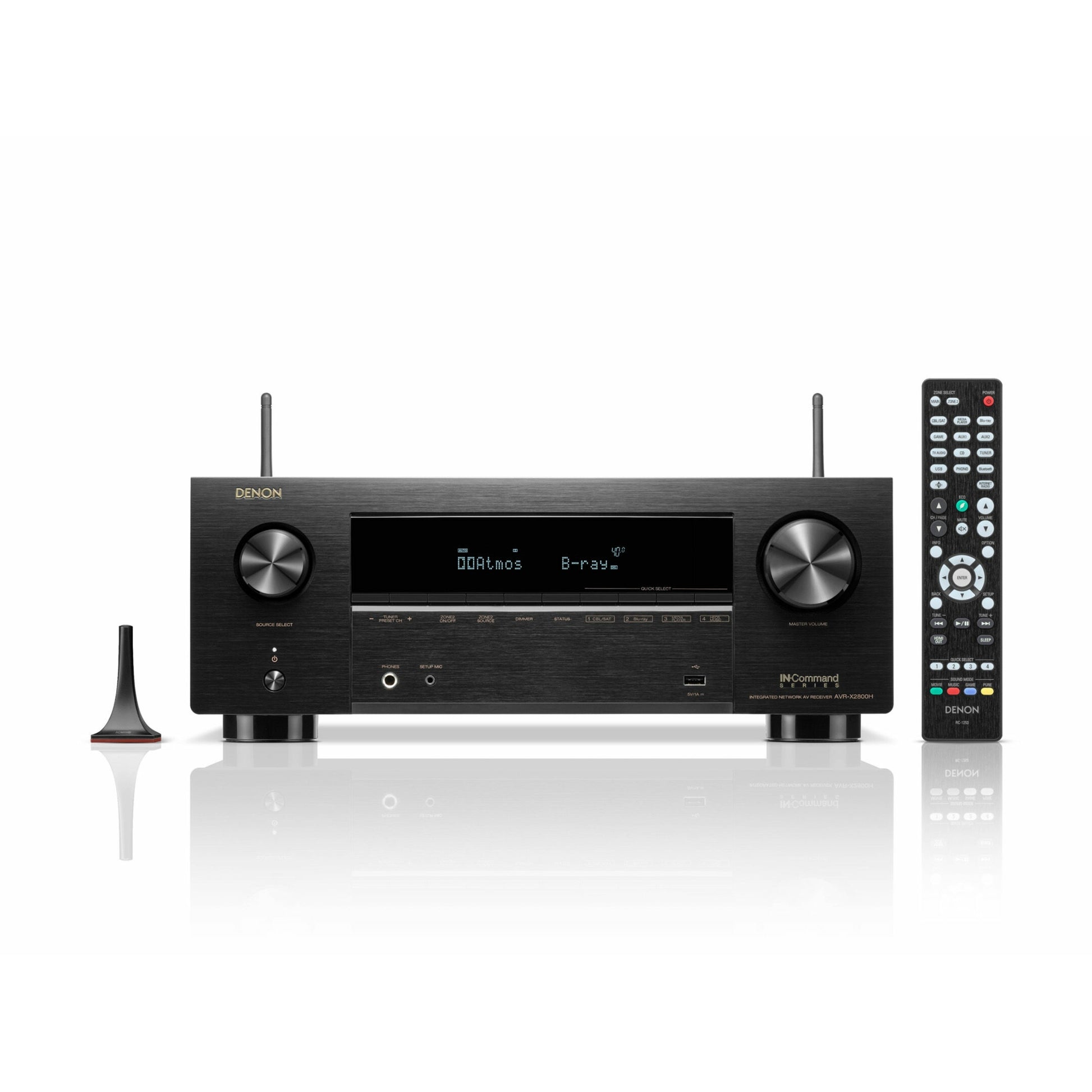Denon AVR-X2800H DAB: Vrhunski 7.2-kanalni 8K AV sprejemnik z DAB+ tunerjem za domači kino.