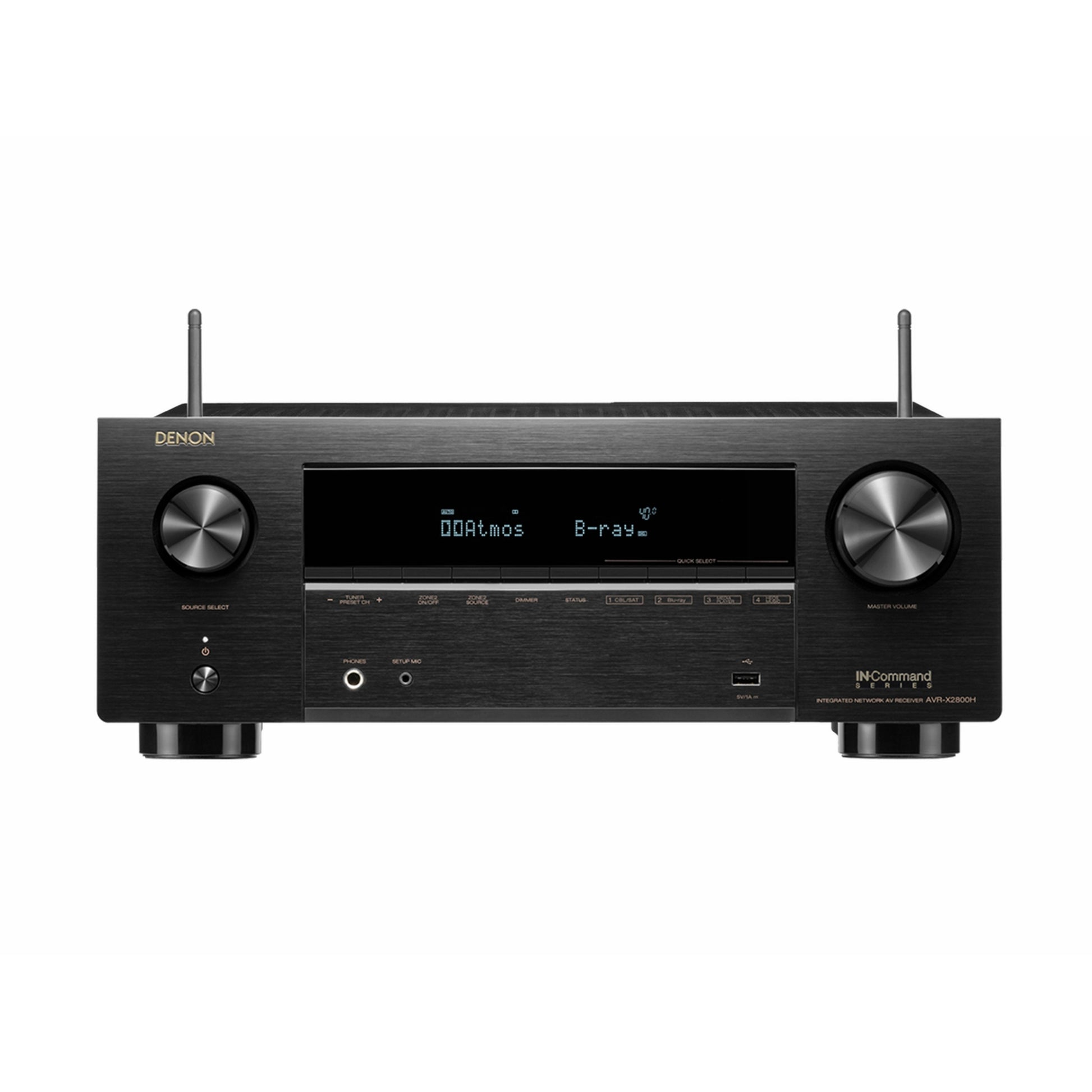 Denon AVR-X2800H DAB: Popolna rešitev za domači kino z 8K videom, 3D zvokom in DAB+ radijskim sprejemnikom. 